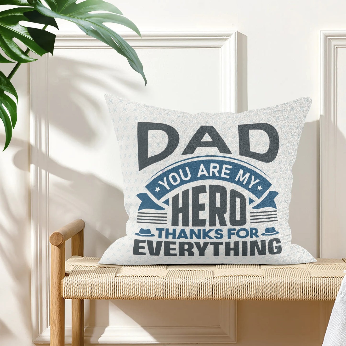 Funda de almohada - El mejor papá del mundo - 45 cm