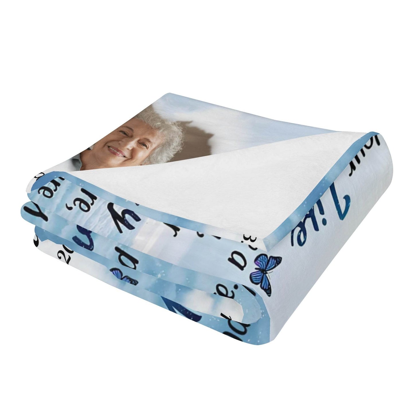 Long Vertical Flannel Breathable Blanket - Memorial - WePrint