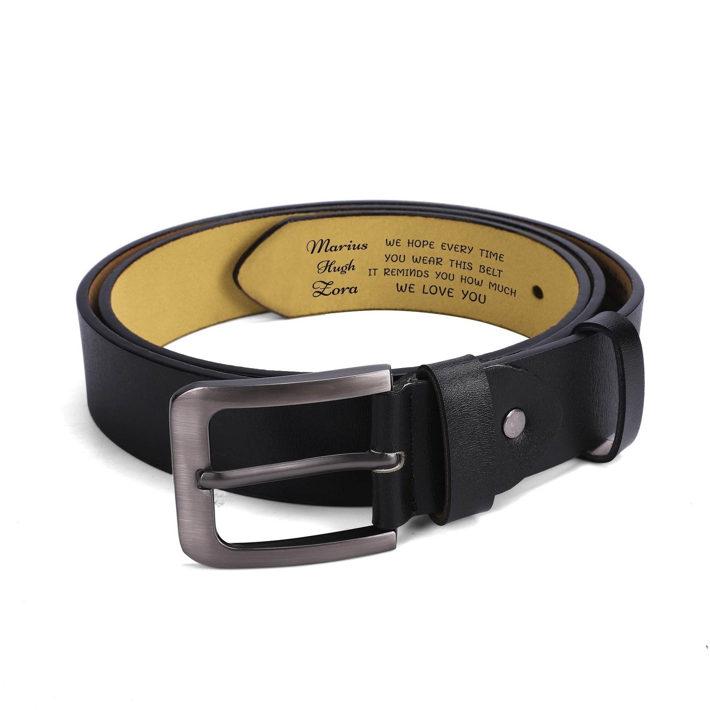 Engraved Leather Belt - WePrint
