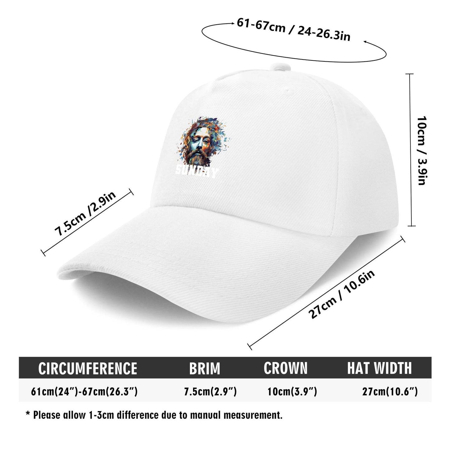 Front Printed Baseball Cap - WePrint