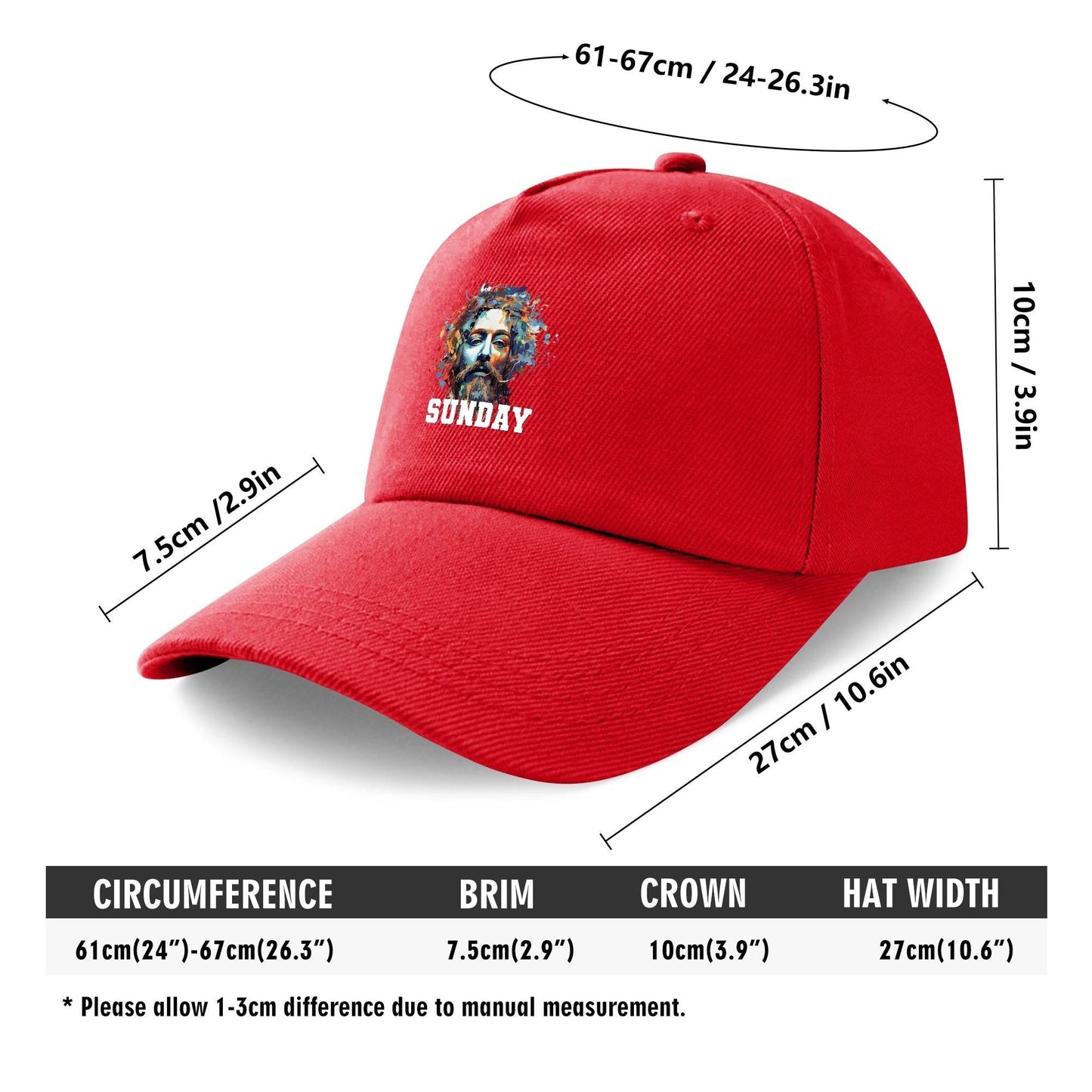 Front Printed Baseball Cap - WePrint