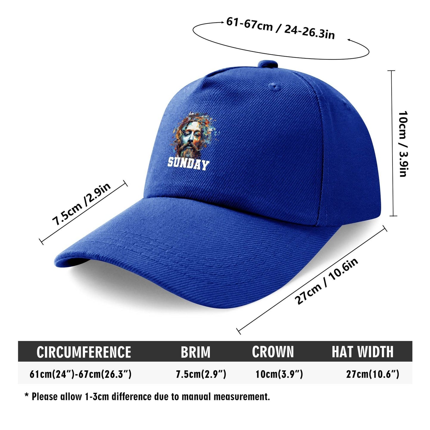 Front Printed Baseball Cap - WePrint