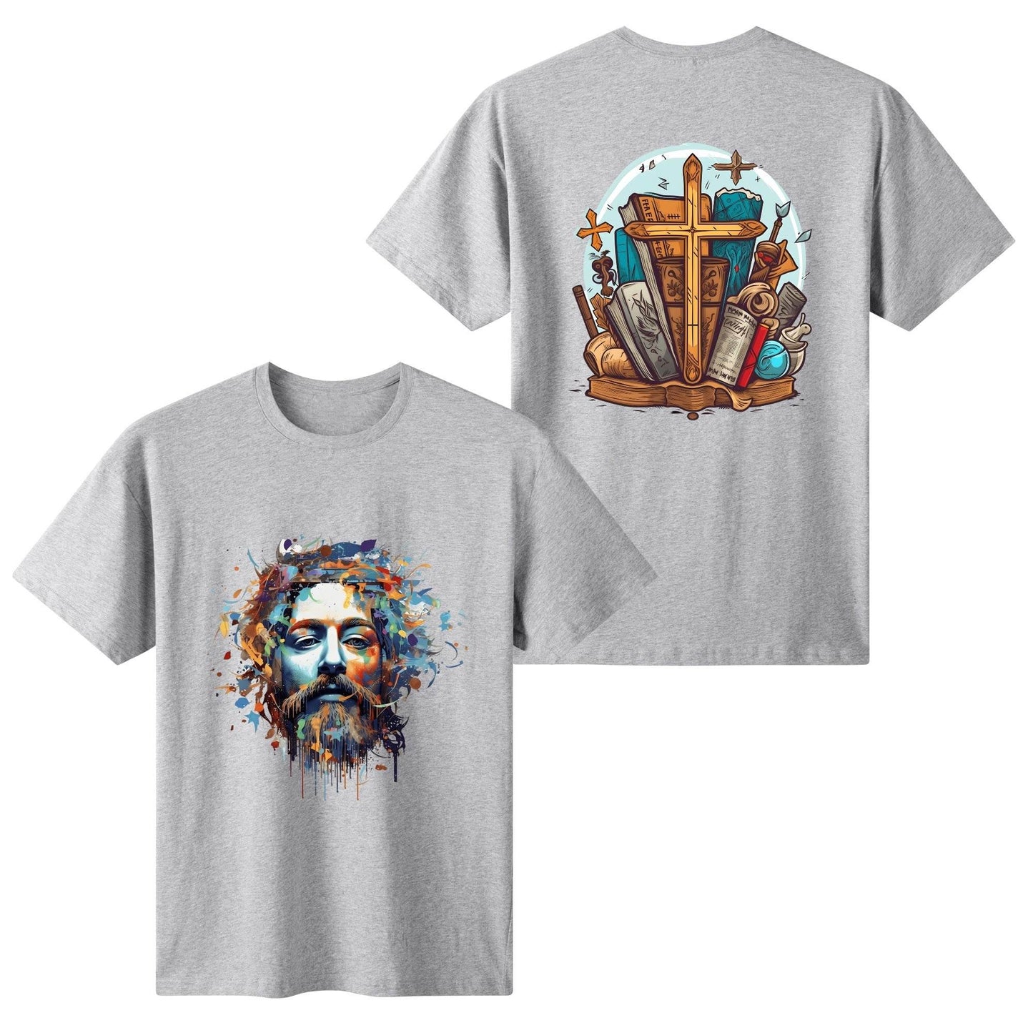 Unisex 100% Cotton T-Shirt - Front & Back Printing - WePrint