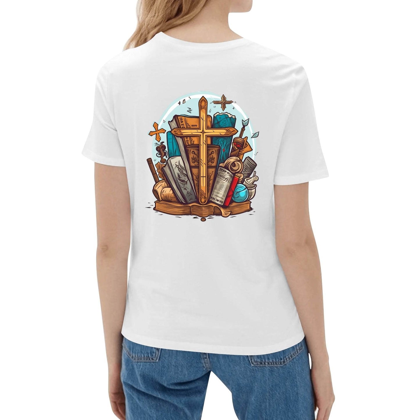Unisex 100% Cotton T-Shirt - Front & Back Printing - WePrint