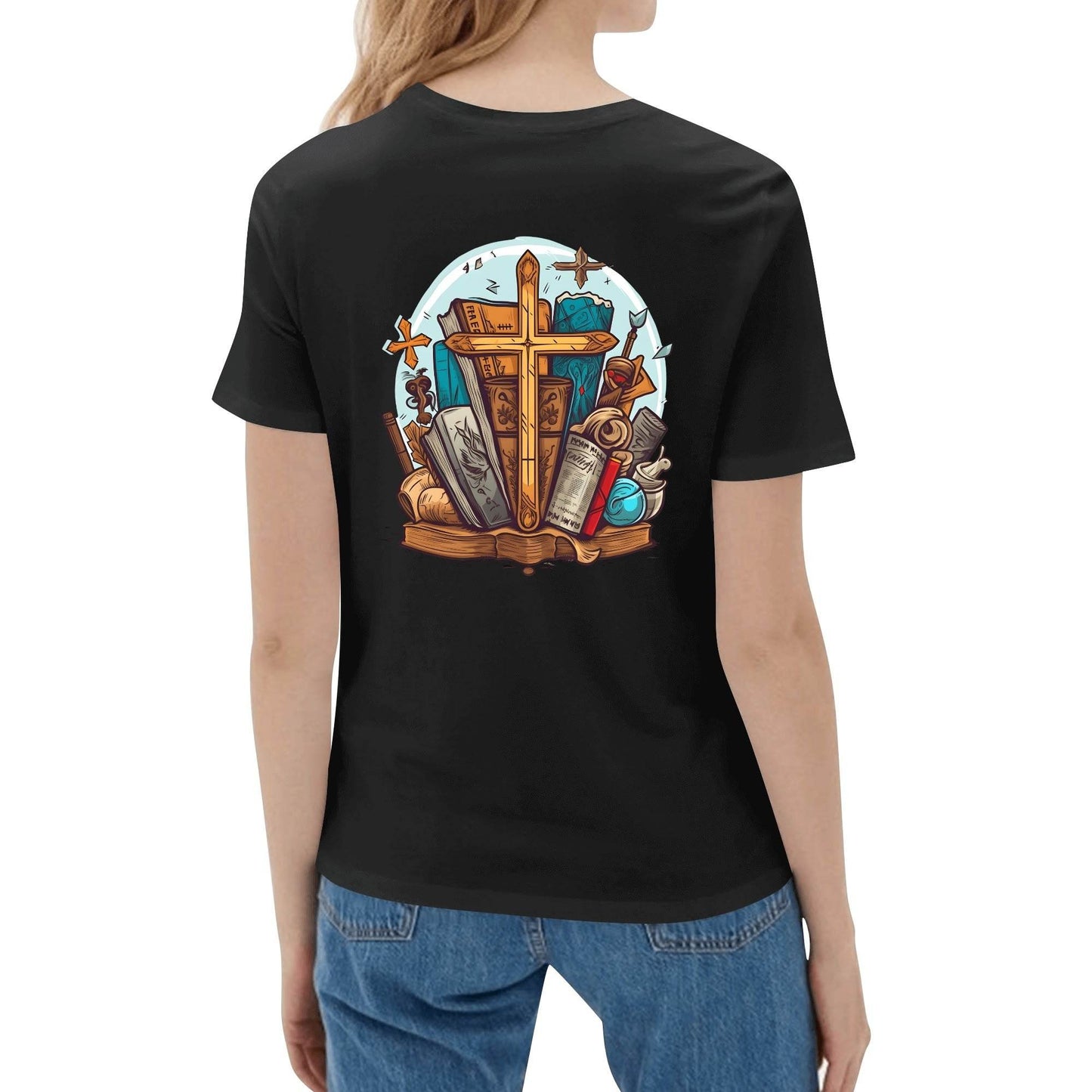 Unisex 100% Cotton T-Shirt - Front & Back Printing - WePrint