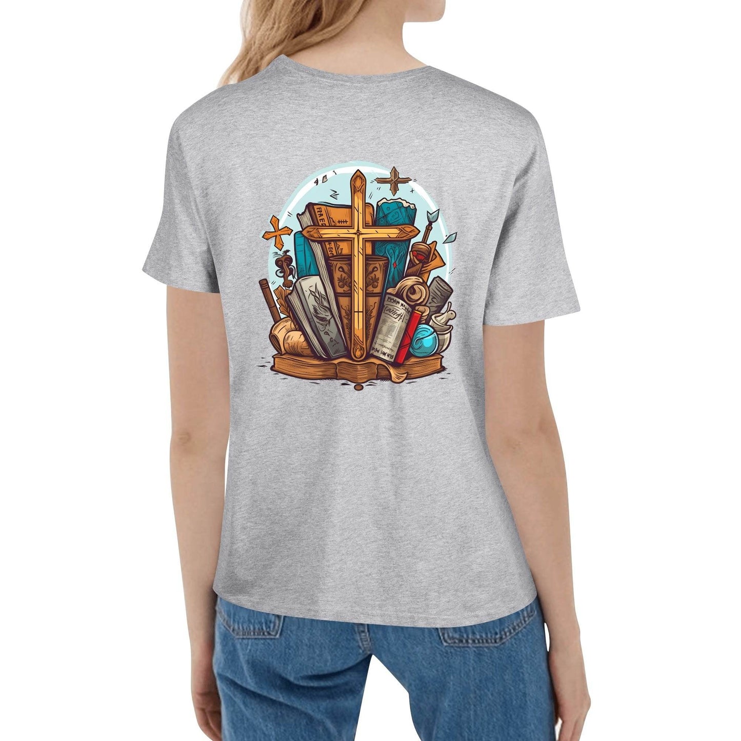Unisex 100% Cotton T-Shirt - Front & Back Printing - WePrint