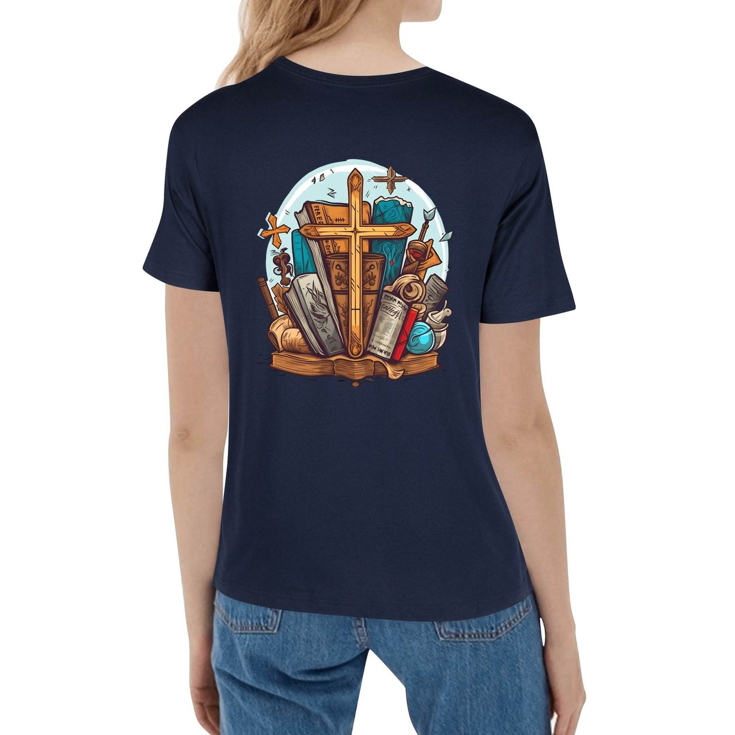 Unisex 100% Cotton T-Shirt - Front & Back Printing - WePrint