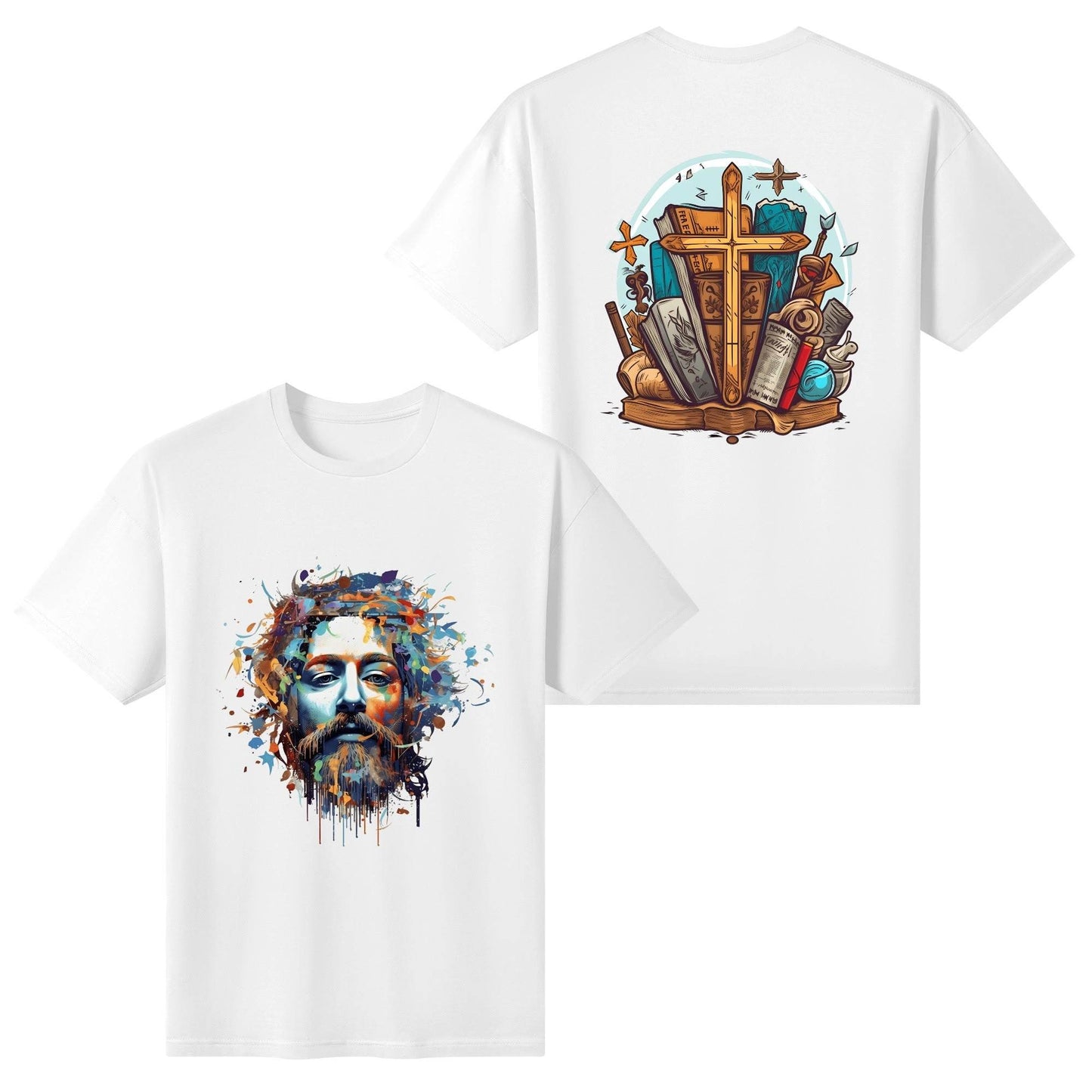 Unisex 100% Cotton T-Shirt - Front & Back Printing - WePrint