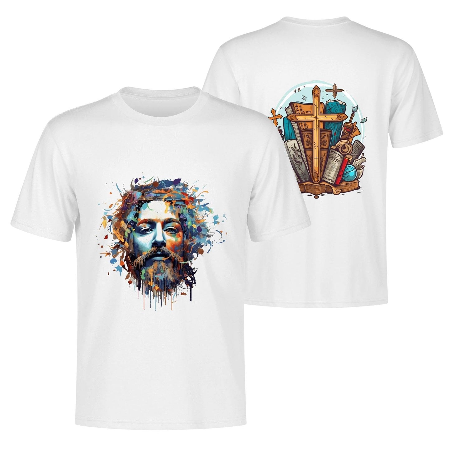 Unisex 100% Cotton T-Shirt - Front & Back Printing - WePrint