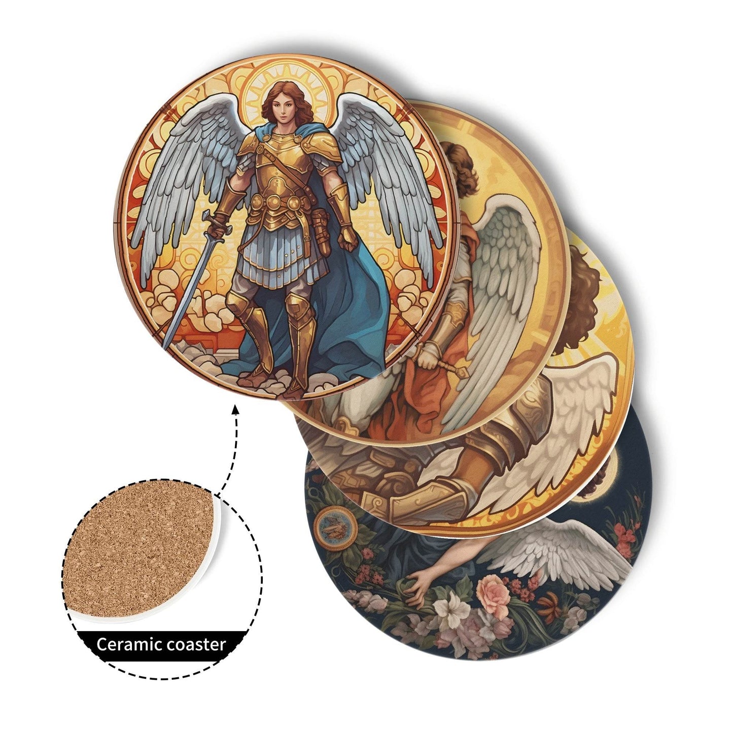 Ceramic Coasters - 4PCS - WePrint