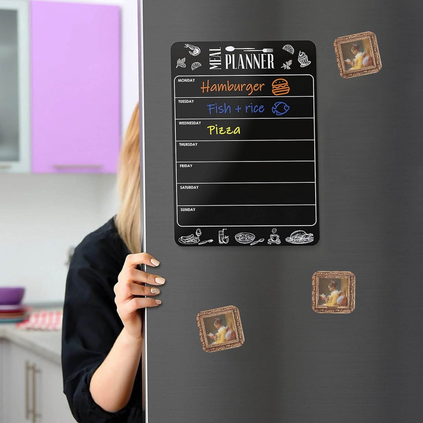 Magnetic Fridge Stickers - Frame Pattern - WePrint