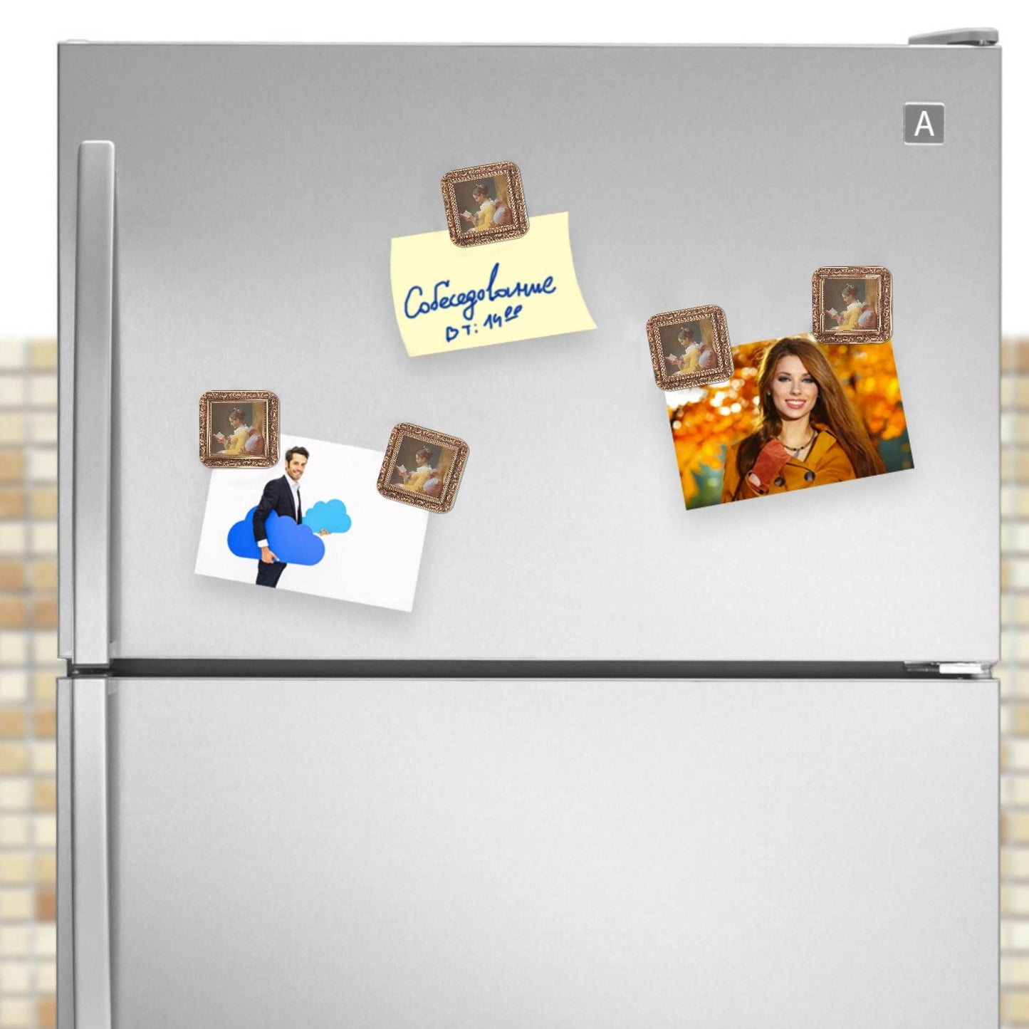 Magnetic Fridge Stickers - Frame Pattern - WePrint