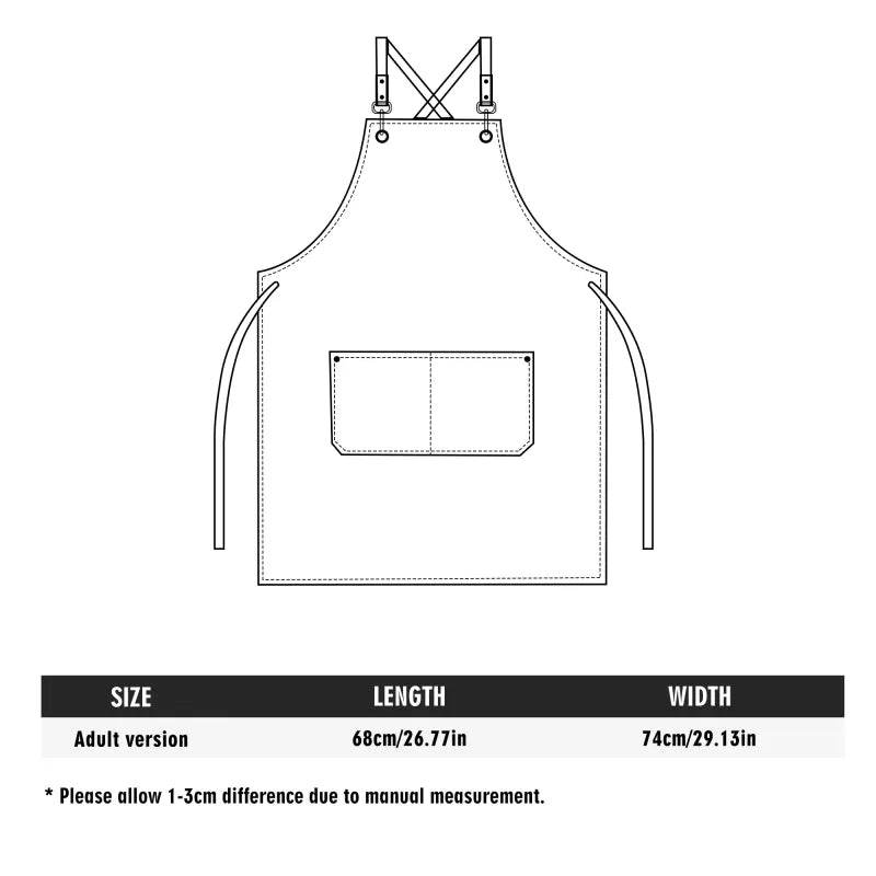 Canvas Chef Aprons with Large Pockets - WePrint
