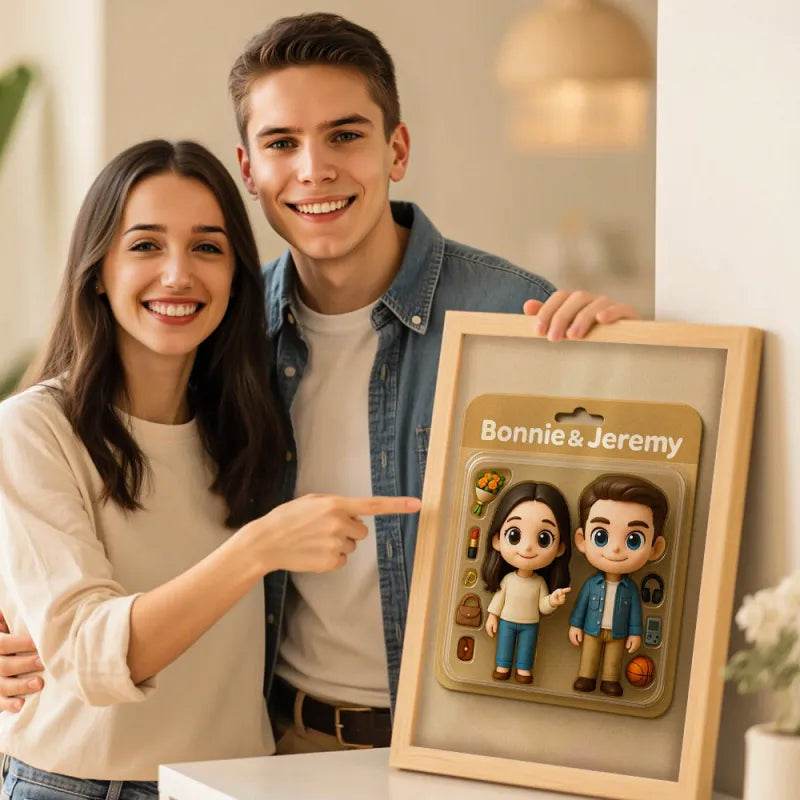 Fully Body Custom Action Figure Portraits Toy Box Art | Custom Photo Cartoon Style Frame Decorations Flat Printed Image in Reality - WePrint