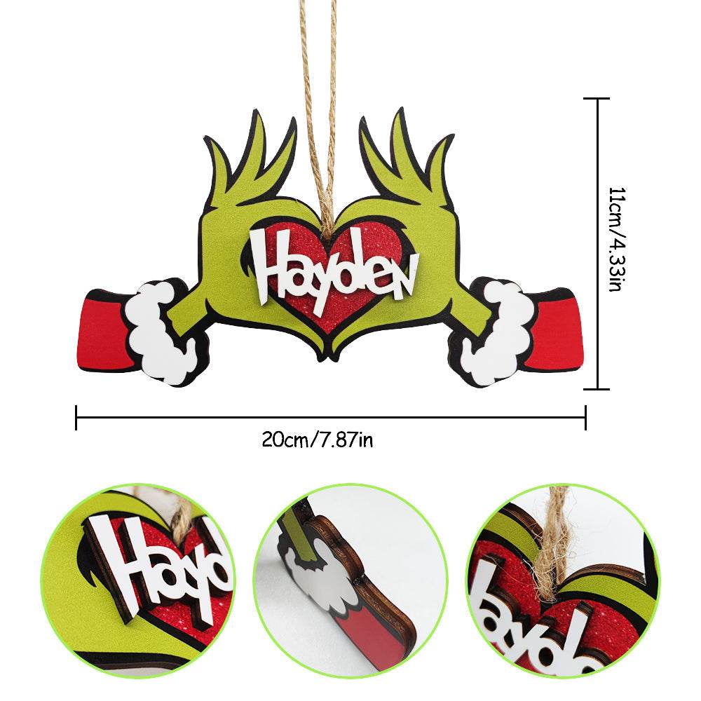 Personalized Name Christmas Ornament Family Ornament Unique Christmas Gifts - WePrint