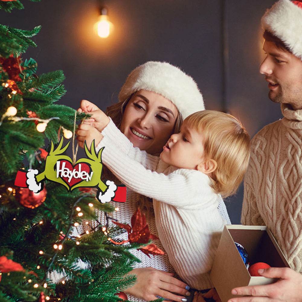 Personalized Name Christmas Ornament Family Ornament Unique Christmas Gifts - WePrint