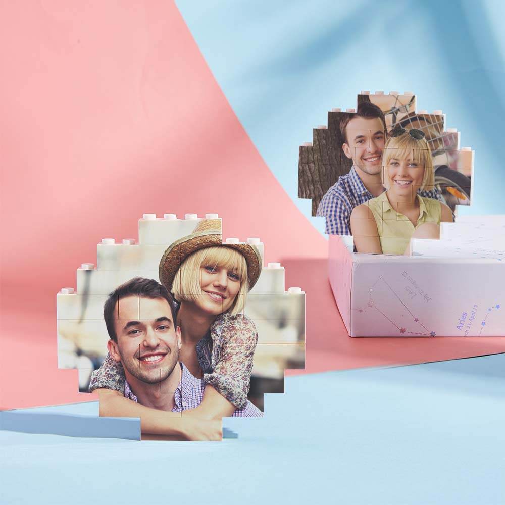 Custom Music Code Building Block Personalized Photo Brick Puzzles - WePrint