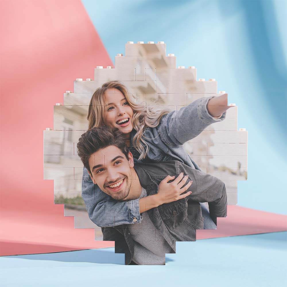 Custom Music Code Building Block Personalized Photo Brick Puzzles - WePrint