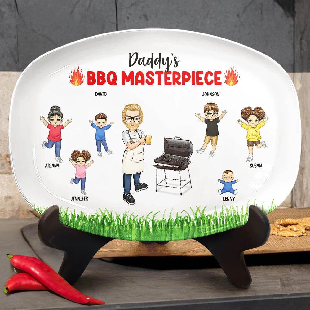 Grilling Plate Awesome BBQ - Personalized Plate - WePrint