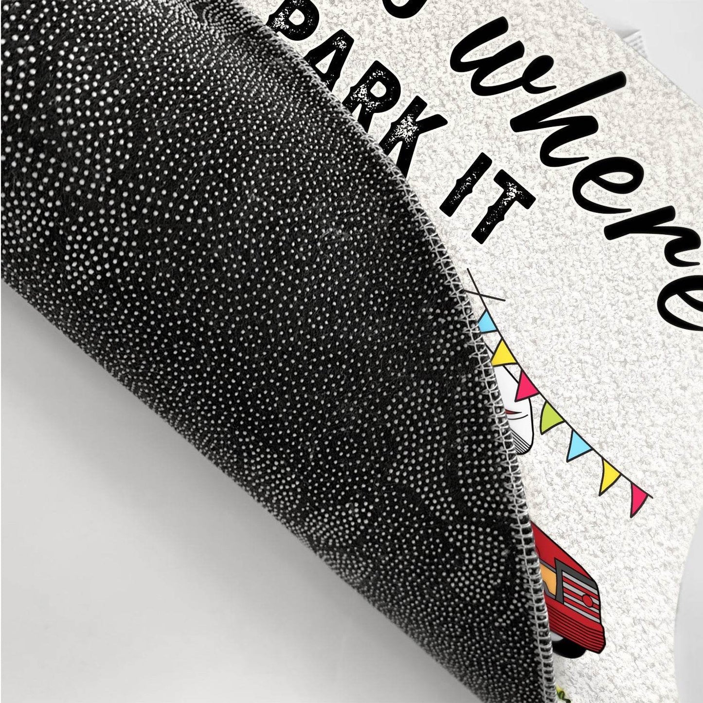 Home Is Where We Park It You And Me And The Dogs - Gift For Camping Lovers - Personalized Doormat - WePrint