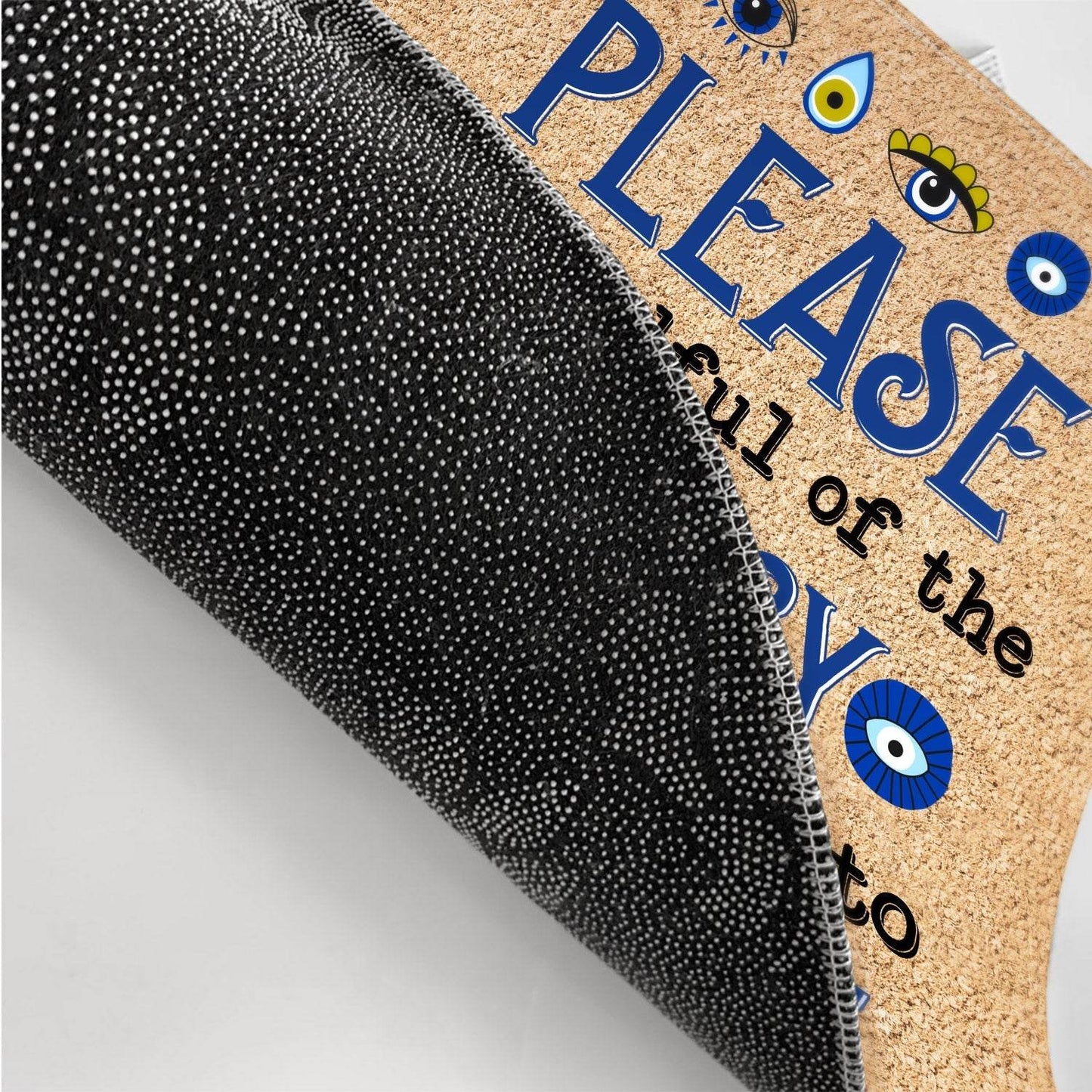 Please Be Mindful Of The Energy You Bring Into This Space - Birthday, Loving Gift For Yourself, Women, Yoga Lovers - Personalized Doormat - WePrint