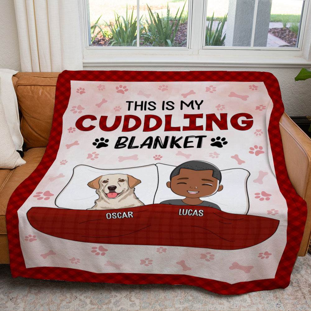 Cuddling Blanket - Personalized Custom Fleece Blanket - WePrint
