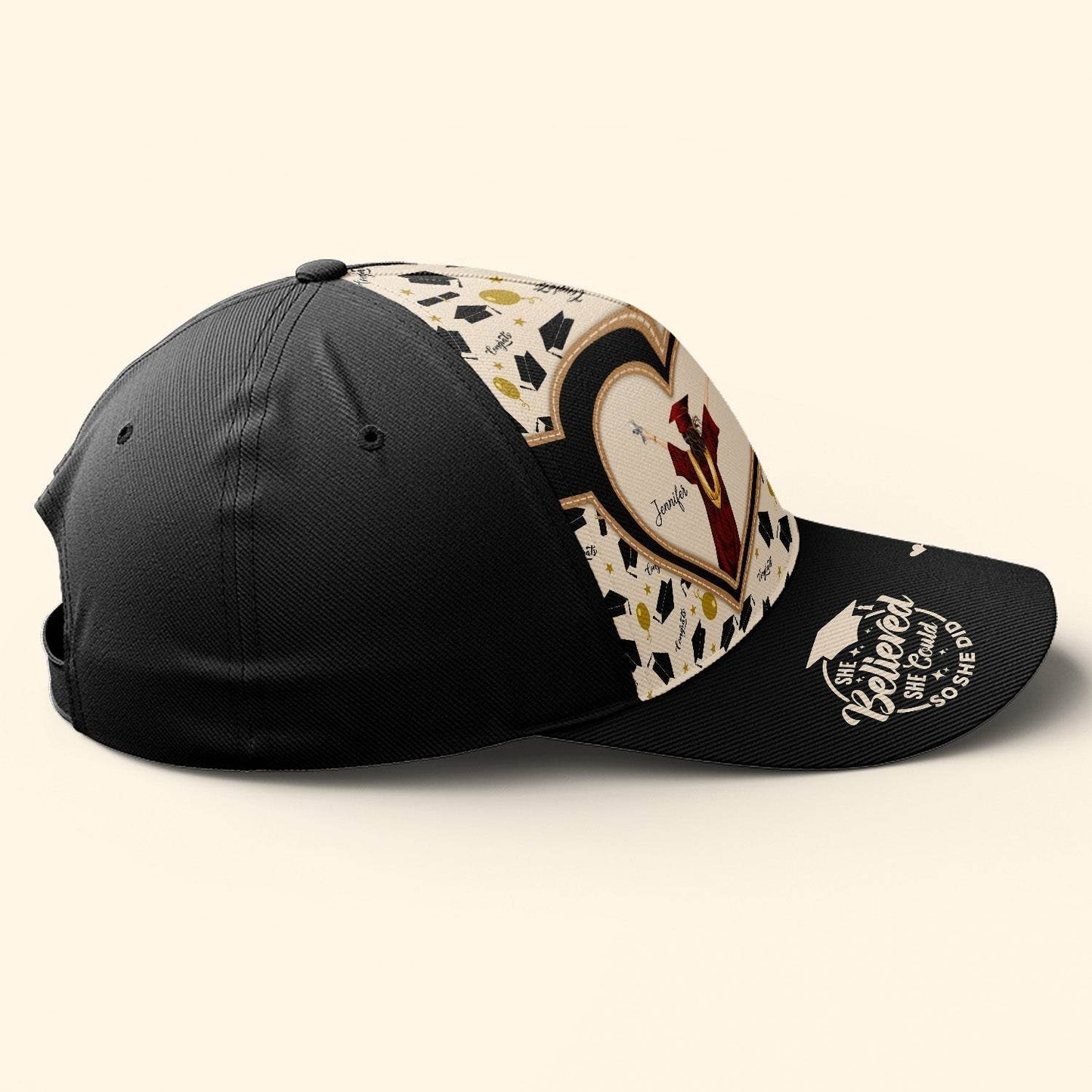 She Believed She Could So She Did - Personalized Classic Cap - WePrint