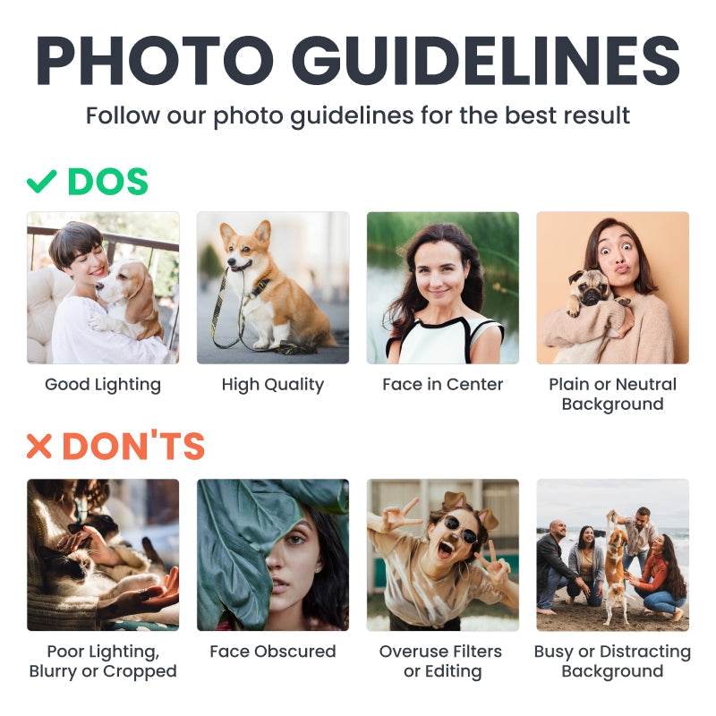 Custom Photo Visitors Must Be Approved By This Dog - Dog & Cat Personalized Custom Home Decor Decorative Mat - House Warming Gift For Pet Owners, Pet Lovers - WePrint