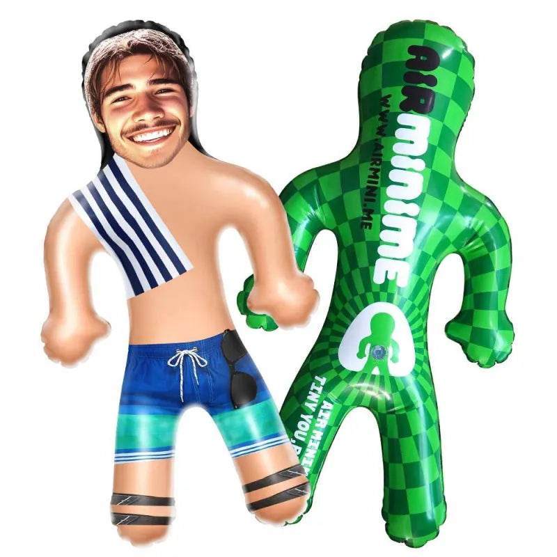 Personalized Beach Guy Blow Up Dolls Funny Inflatable Man Printed Face for Party Favors - WePrint
