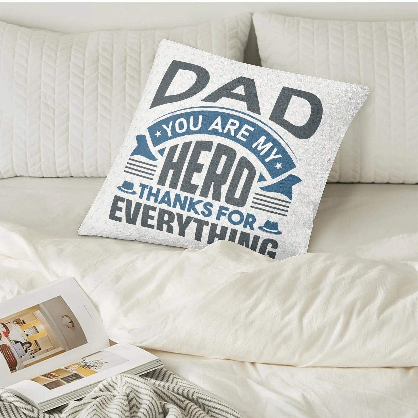 Funda de almohada - El mejor papá del mundo - 45 cm