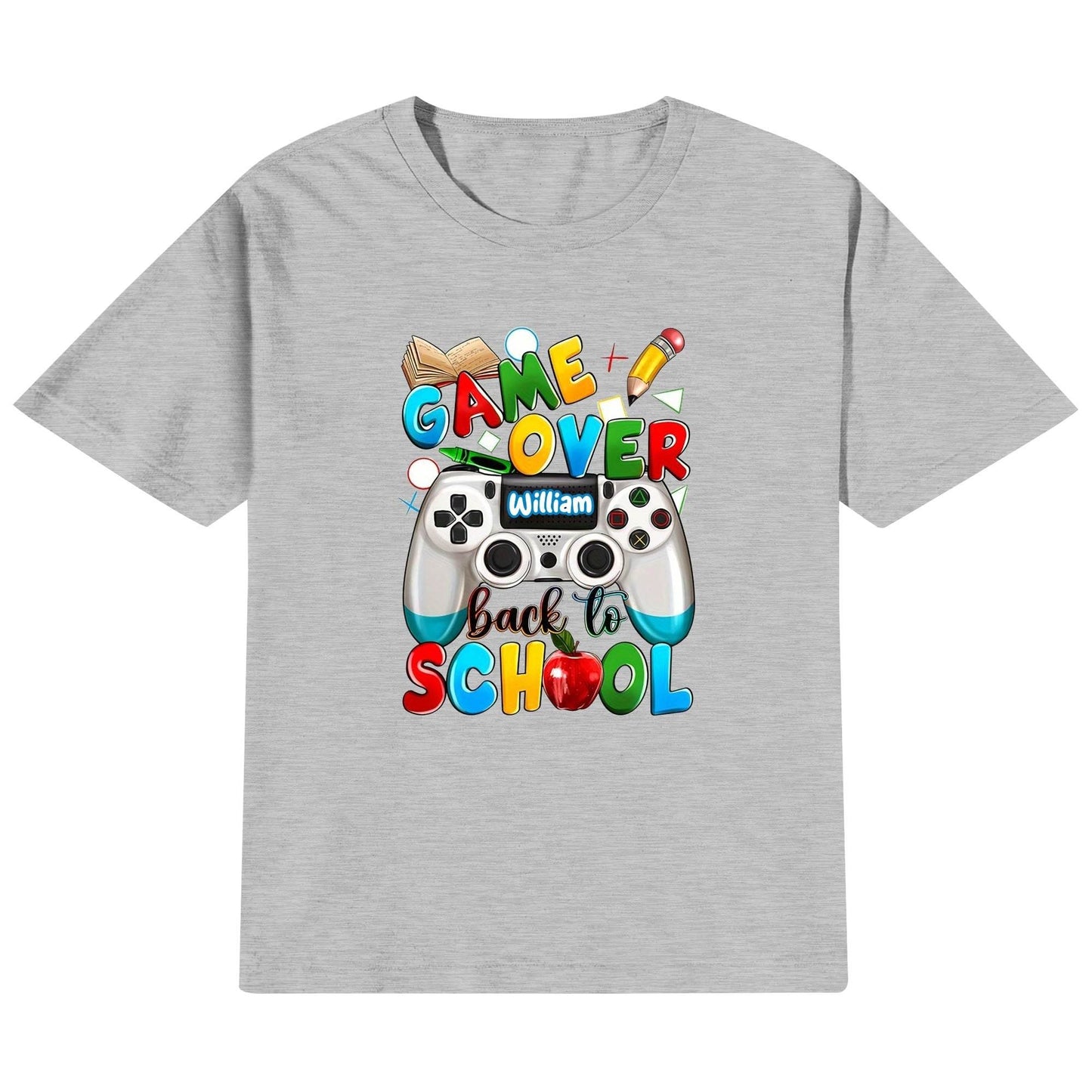 Kid's Cotton Double Sided Printing T-Shirt - Back to School - WePrint