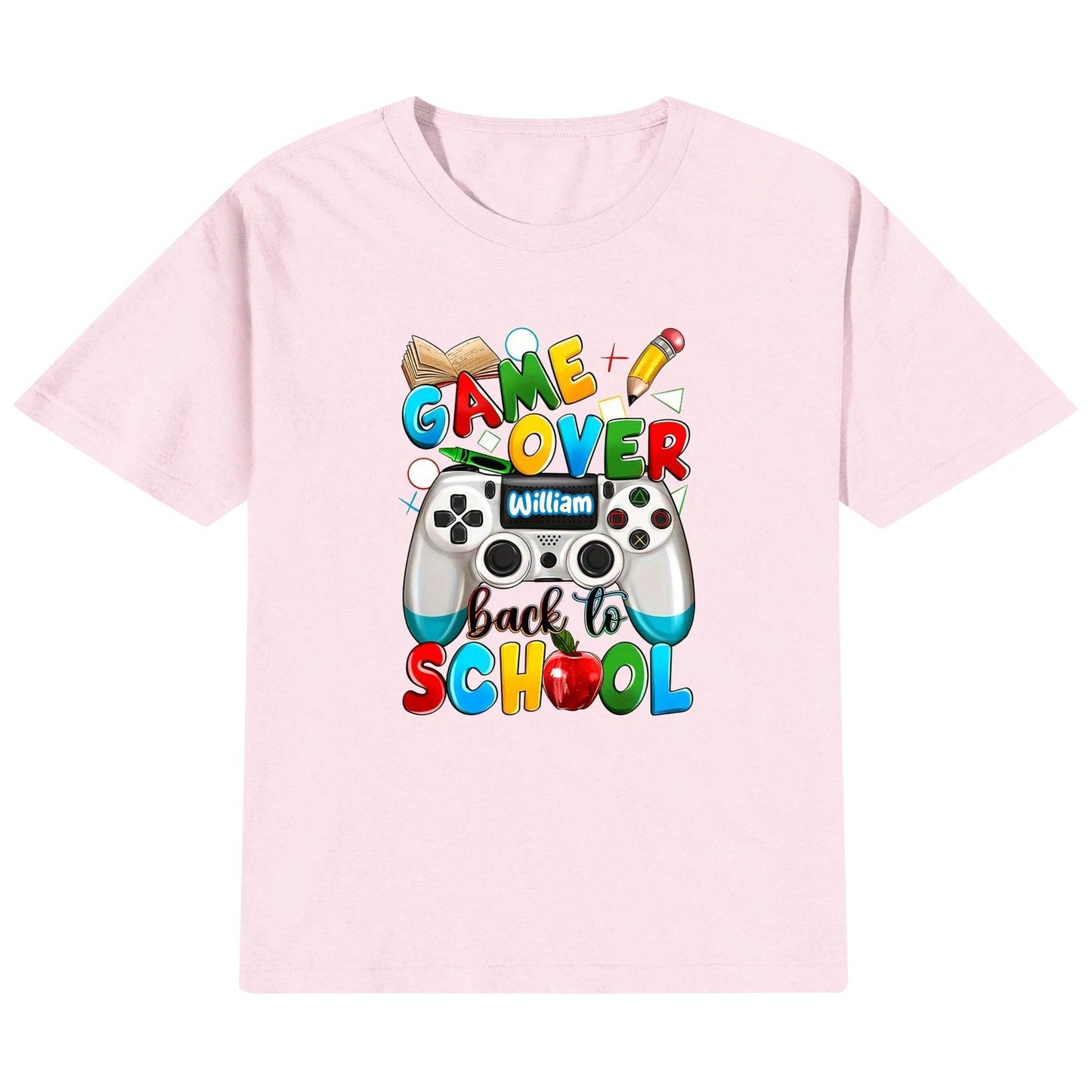 Kid's Cotton Double Sided Printing T-Shirt - Back to School - WePrint