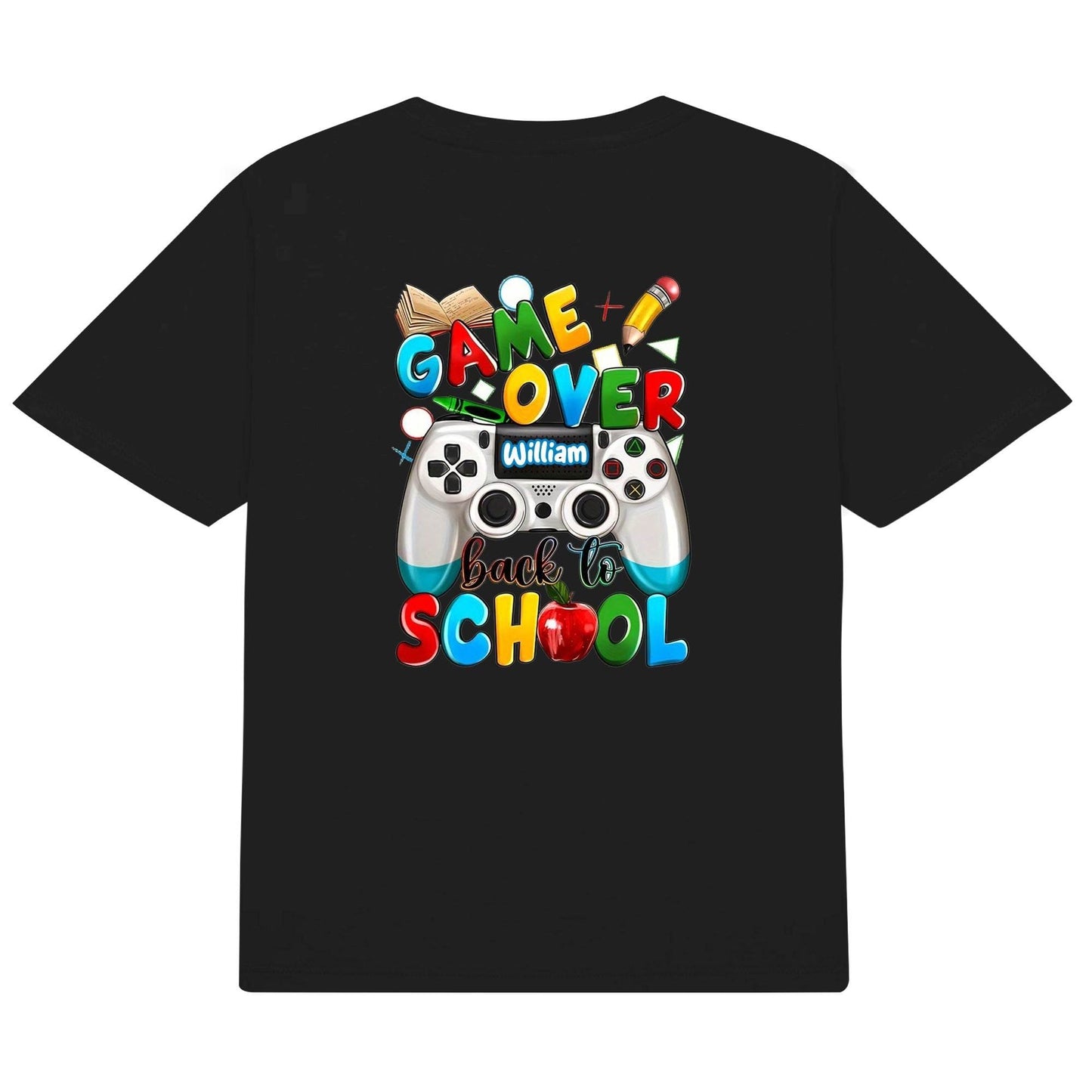 Kid's Cotton Double Sided Printing T-Shirt - Back to School - WePrint