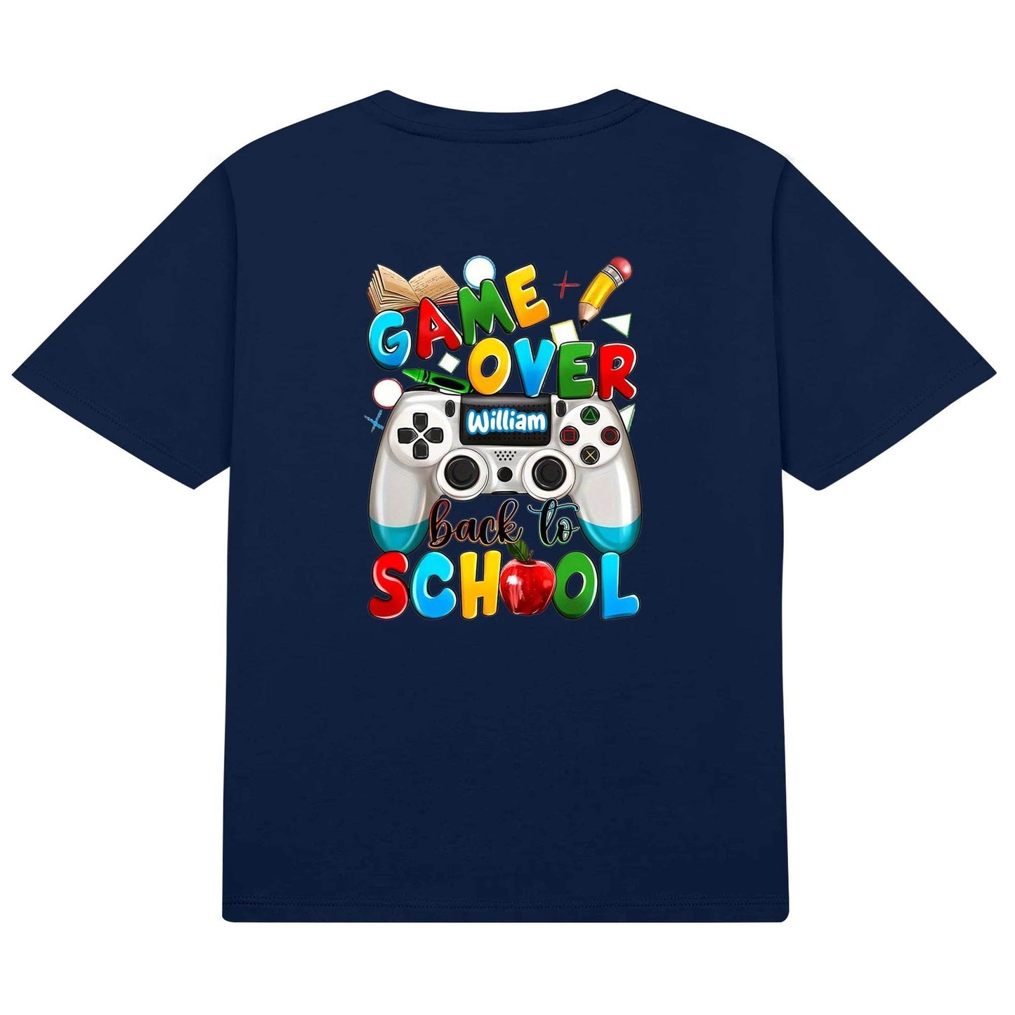 Kid's Cotton Double Sided Printing T-Shirt - Back to School - WePrint
