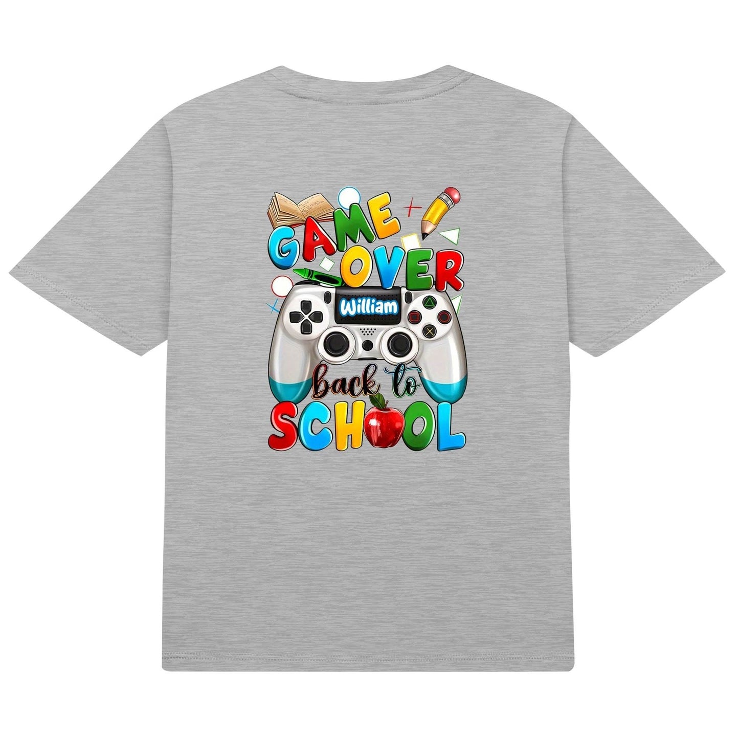 Kid's Cotton Double Sided Printing T-Shirt - Back to School - WePrint