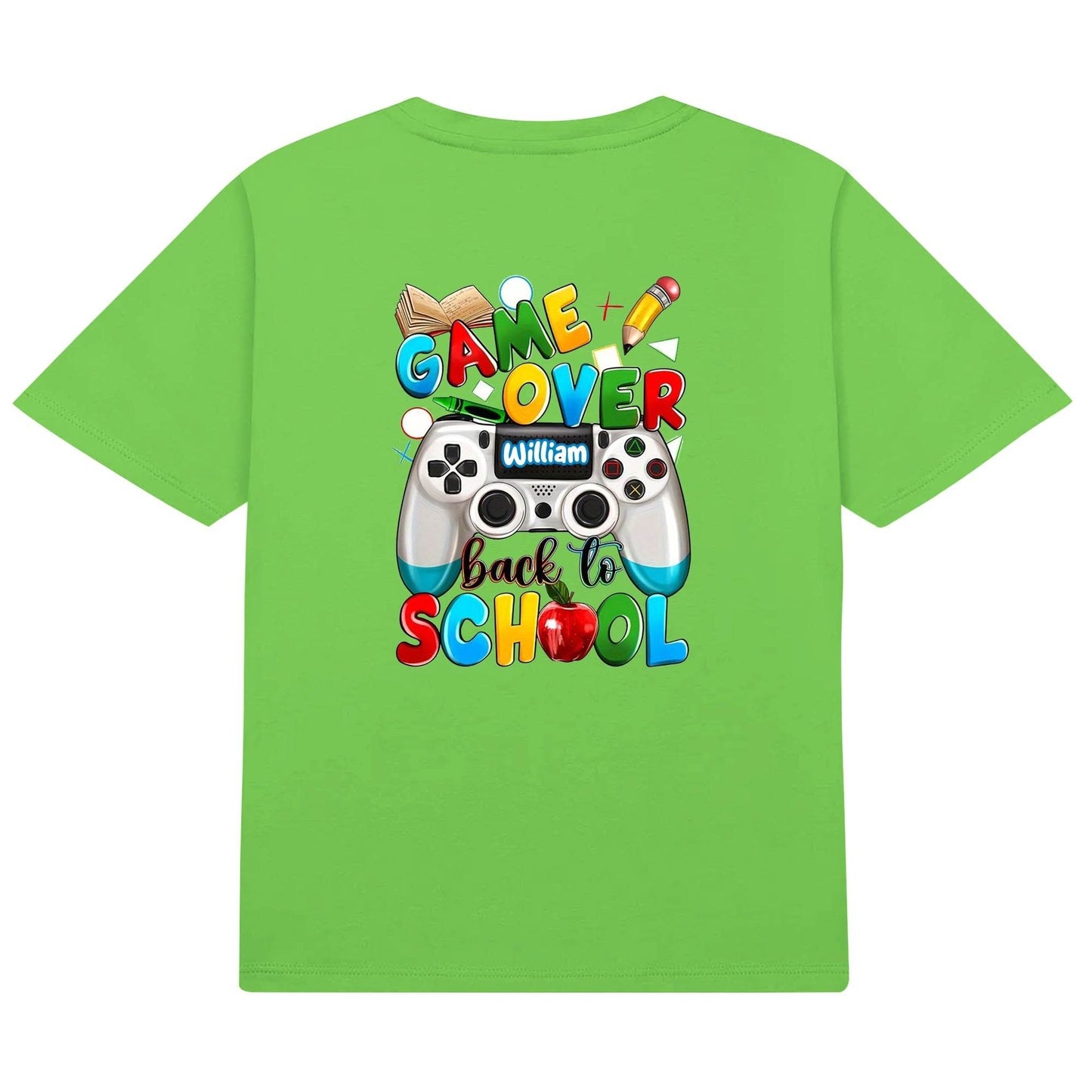 Kid's Cotton Double Sided Printing T-Shirt - Back to School - WePrint