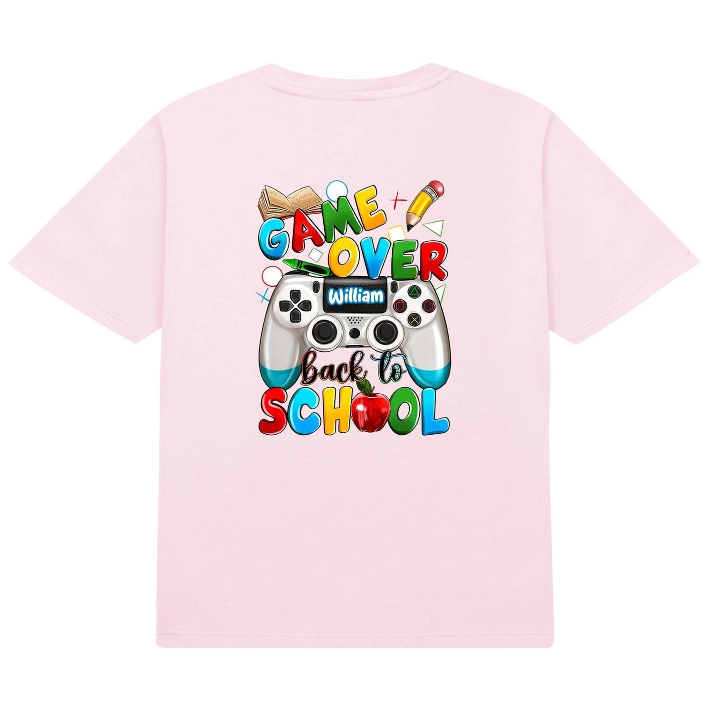 Kid's Cotton Double Sided Printing T-Shirt - Back to School - WePrint