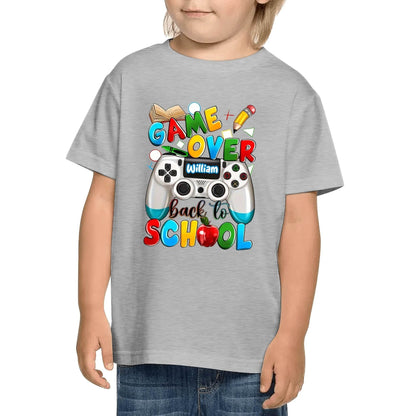 Kid's Cotton Double Sided Printing T-Shirt - Back to School - WePrint