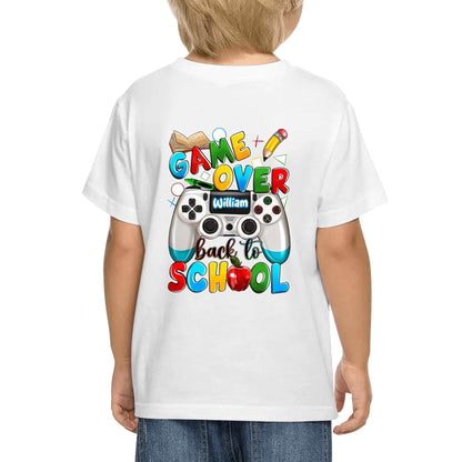 Kid's Cotton Double Sided Printing T-Shirt - Back to School - WePrint