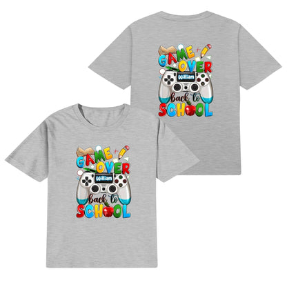 Kid's Cotton Double Sided Printing T-Shirt - Back to School - WePrint