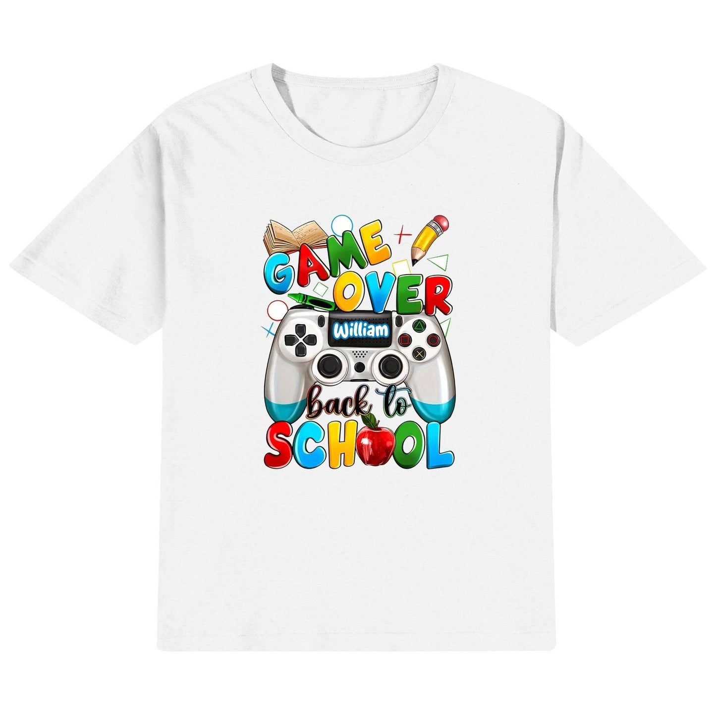 Kid's Cotton Double Sided Printing T-Shirt - Back to School - WePrint