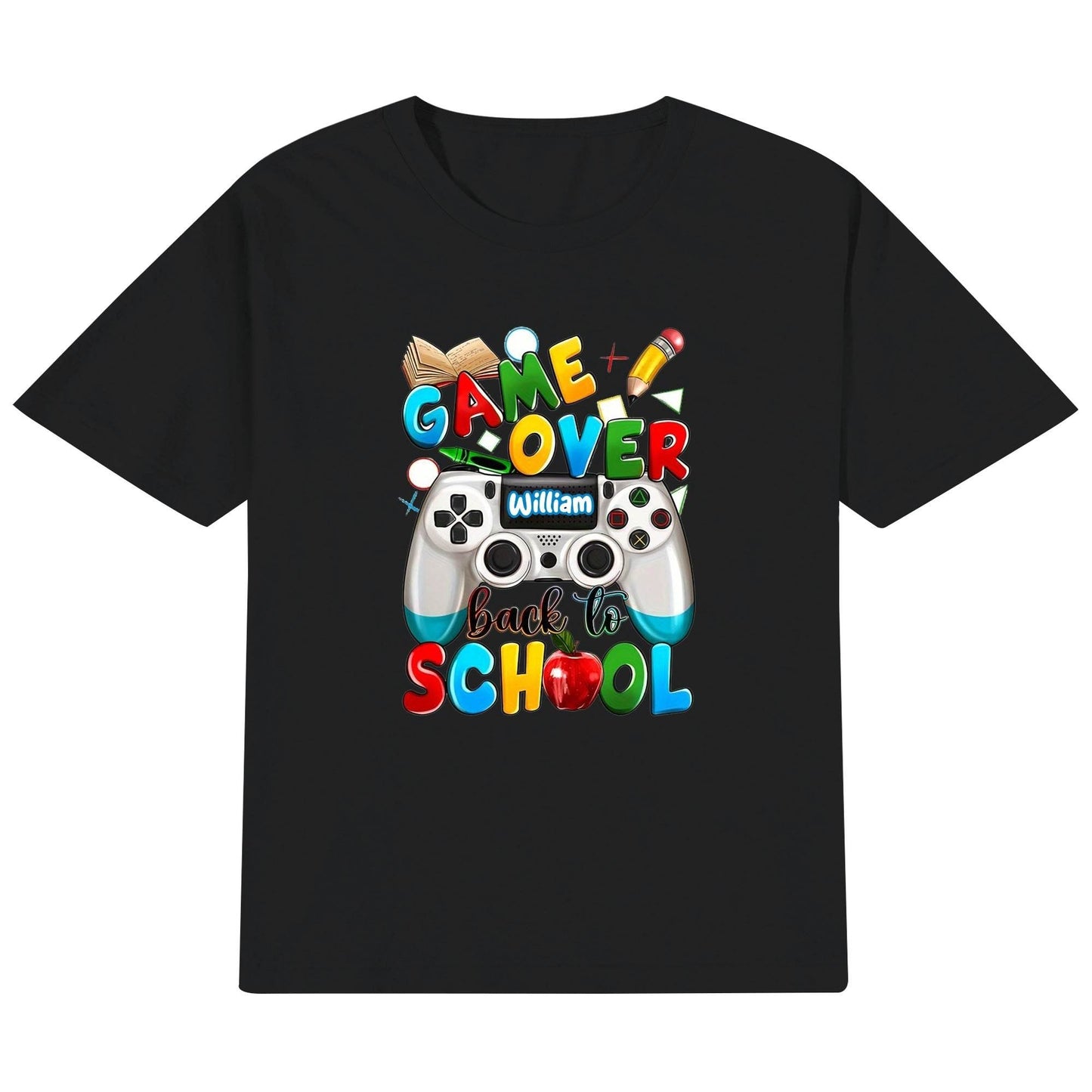 Kid's Cotton Double Sided Printing T-Shirt - Back to School - WePrint