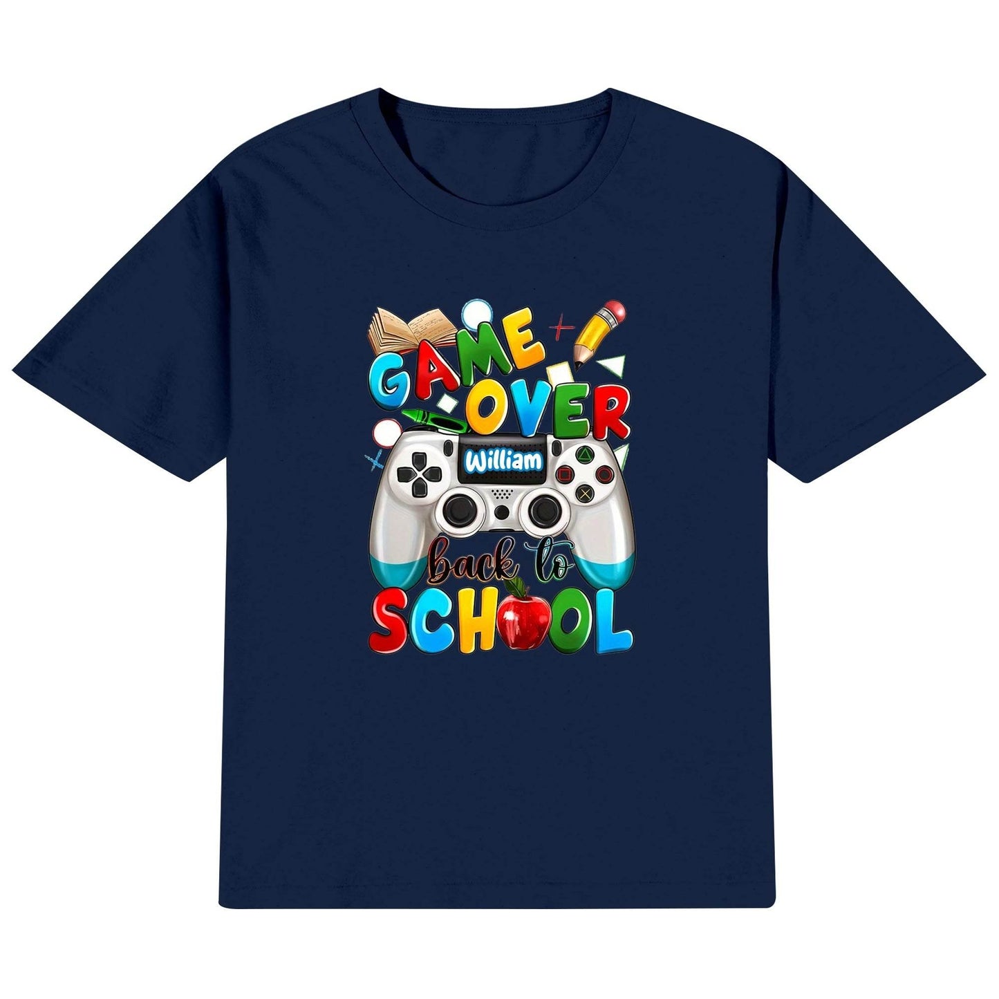 Kid's Cotton Double Sided Printing T-Shirt - Back to School - WePrint