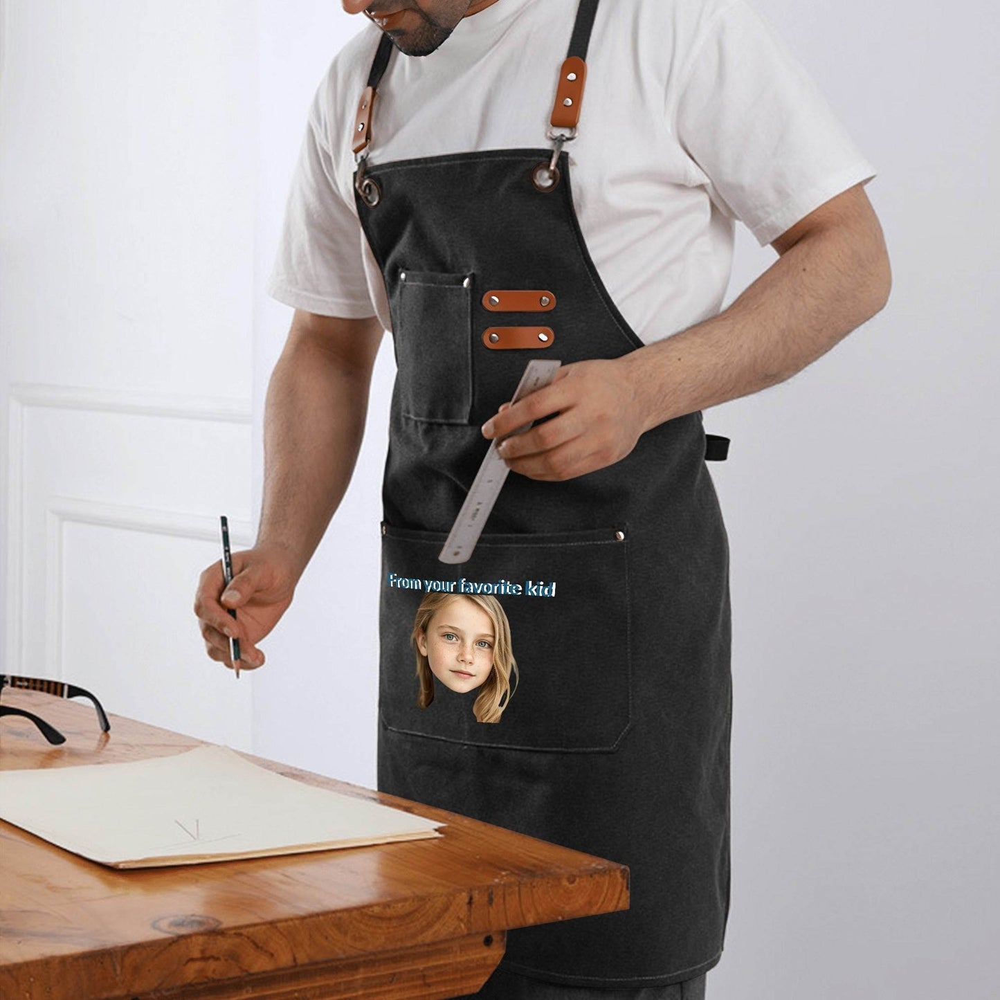 Canvas Chef Aprons with Large Pockets - WePrint