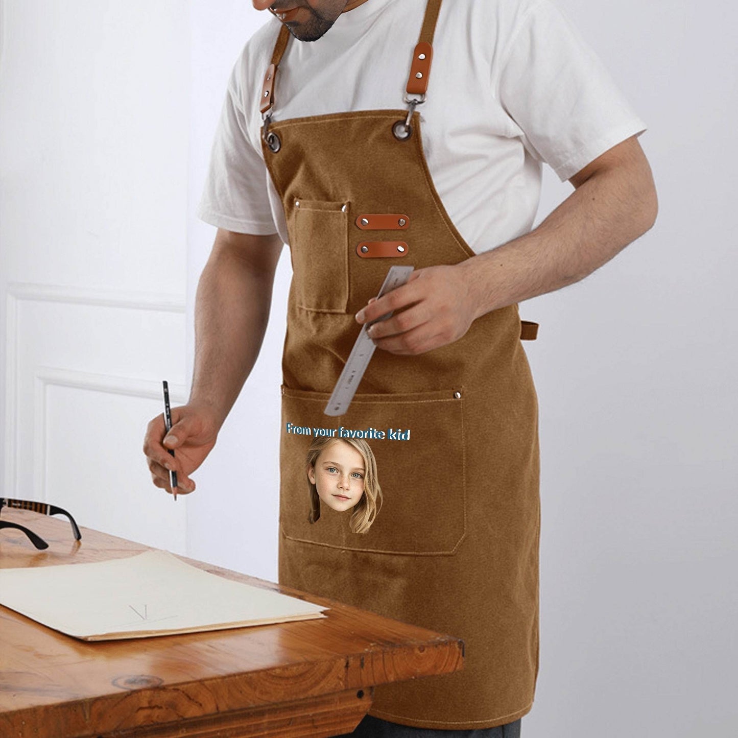 Canvas Chef Aprons with Large Pockets - WePrint