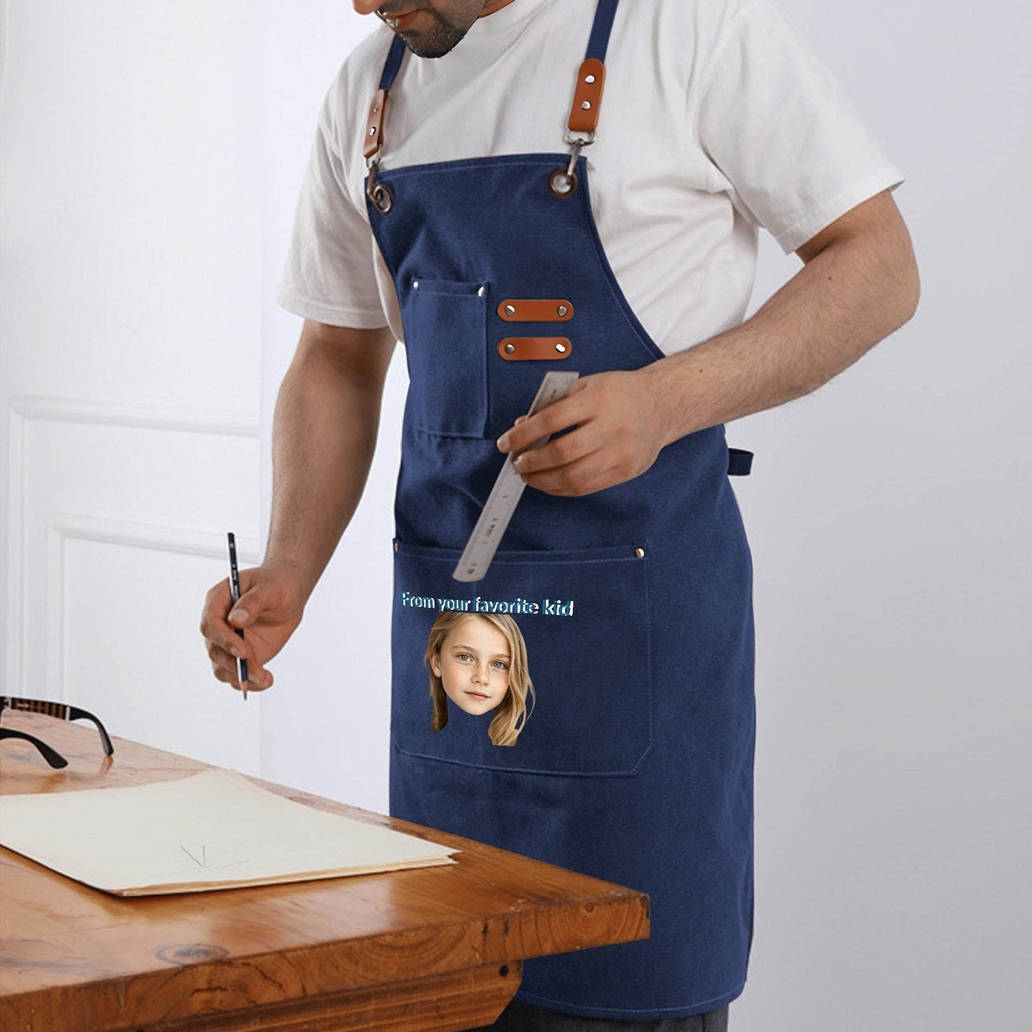 Canvas Chef Aprons with Large Pockets - WePrint
