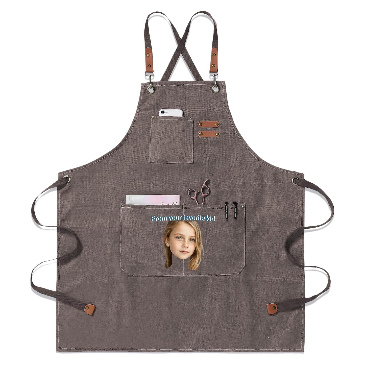 Canvas Chef Aprons with Large Pockets - WePrint