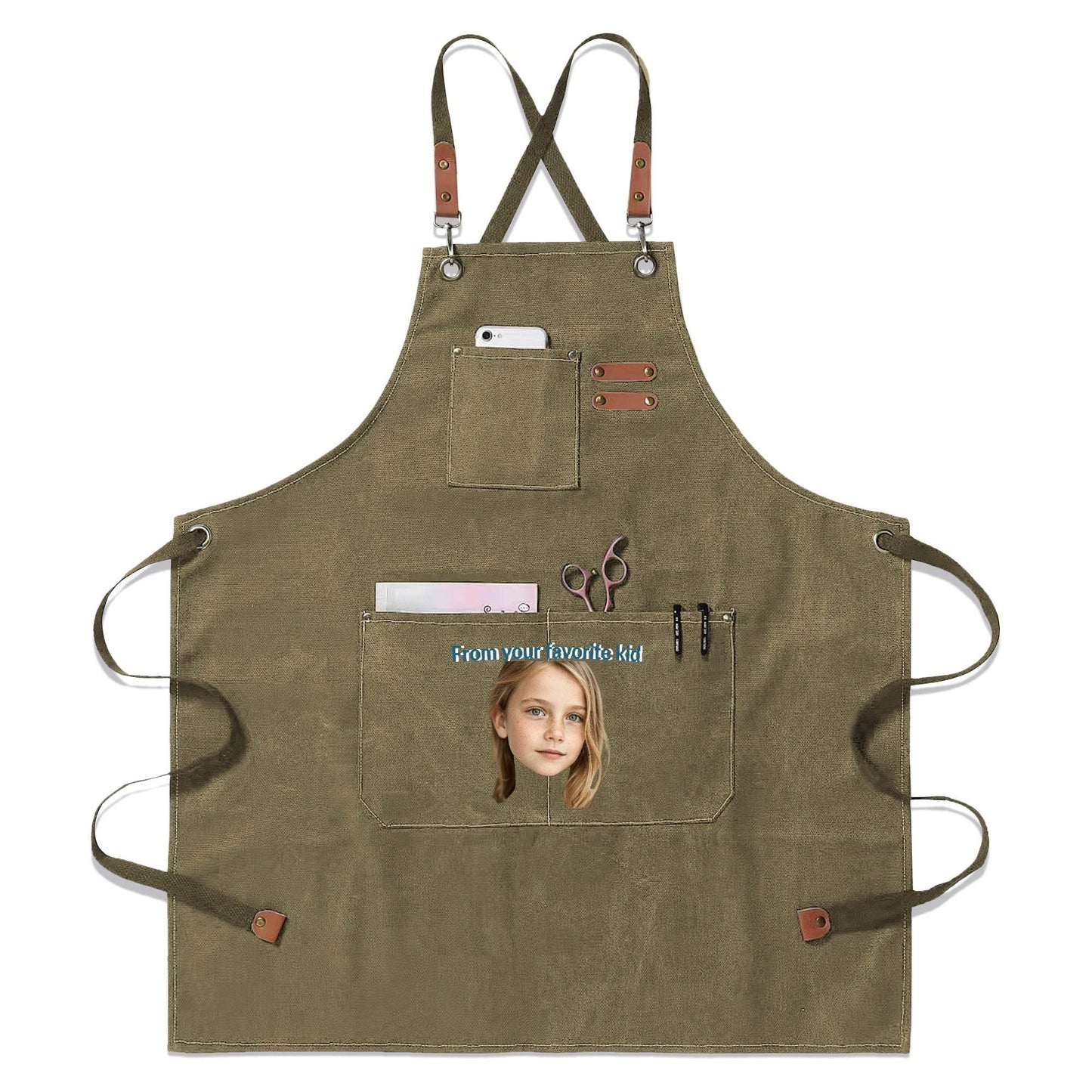 Canvas Chef Aprons with Large Pockets - WePrint
