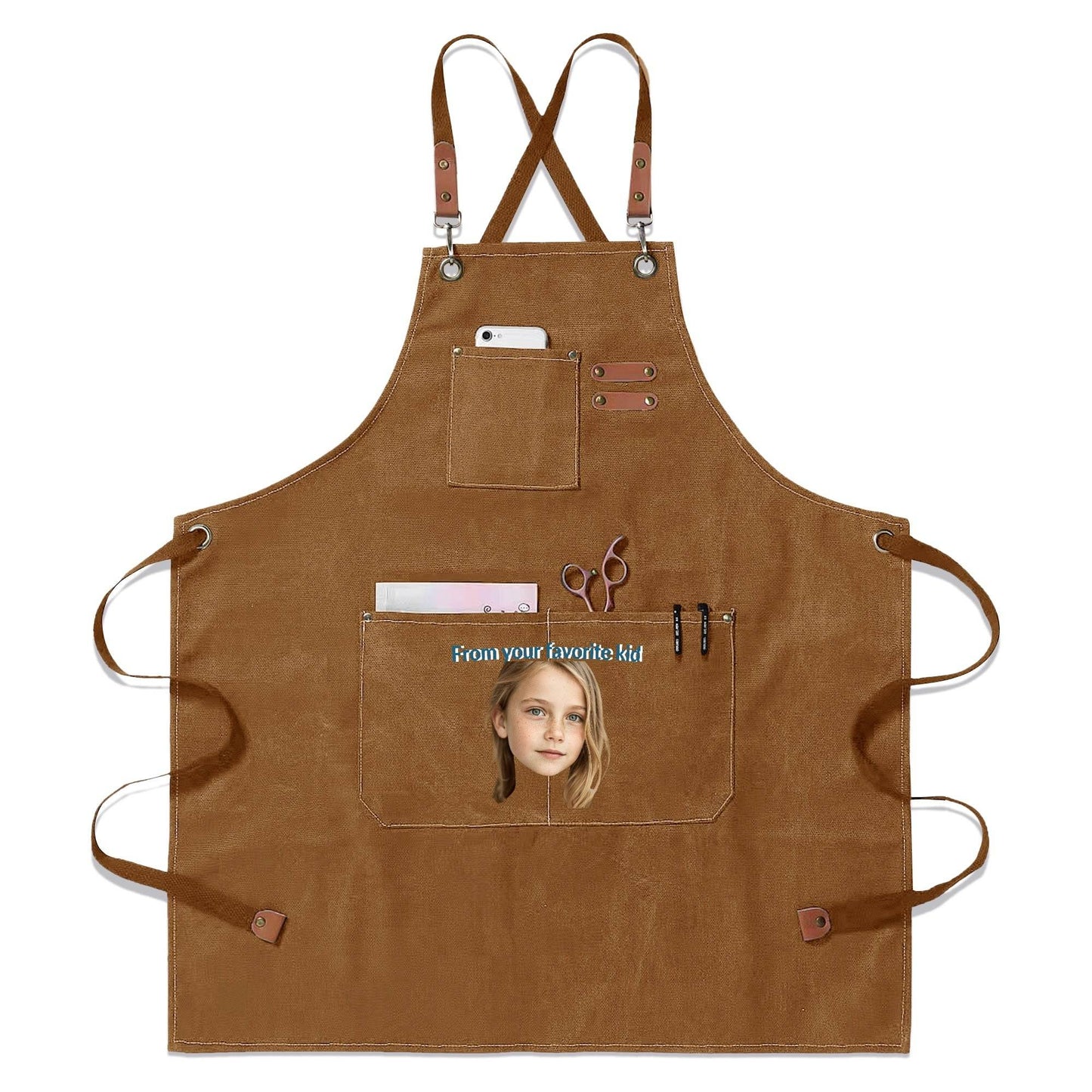 Canvas Chef Aprons with Large Pockets - WePrint