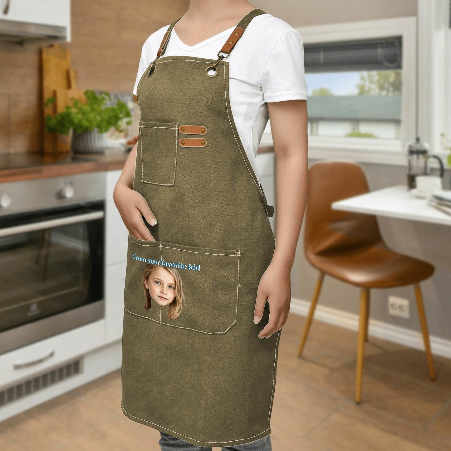 Canvas Chef Aprons with Large Pockets - WePrint